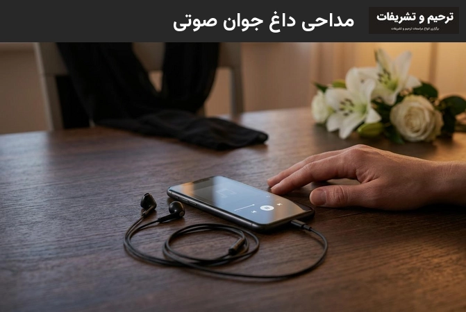 مداحی داغ جوان صوتی